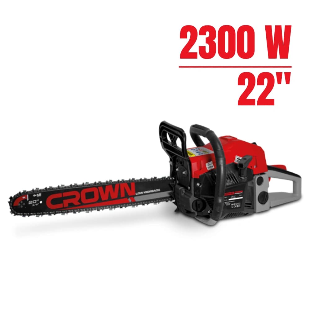 Motosierra gasolinera 22" 2300W CROWN