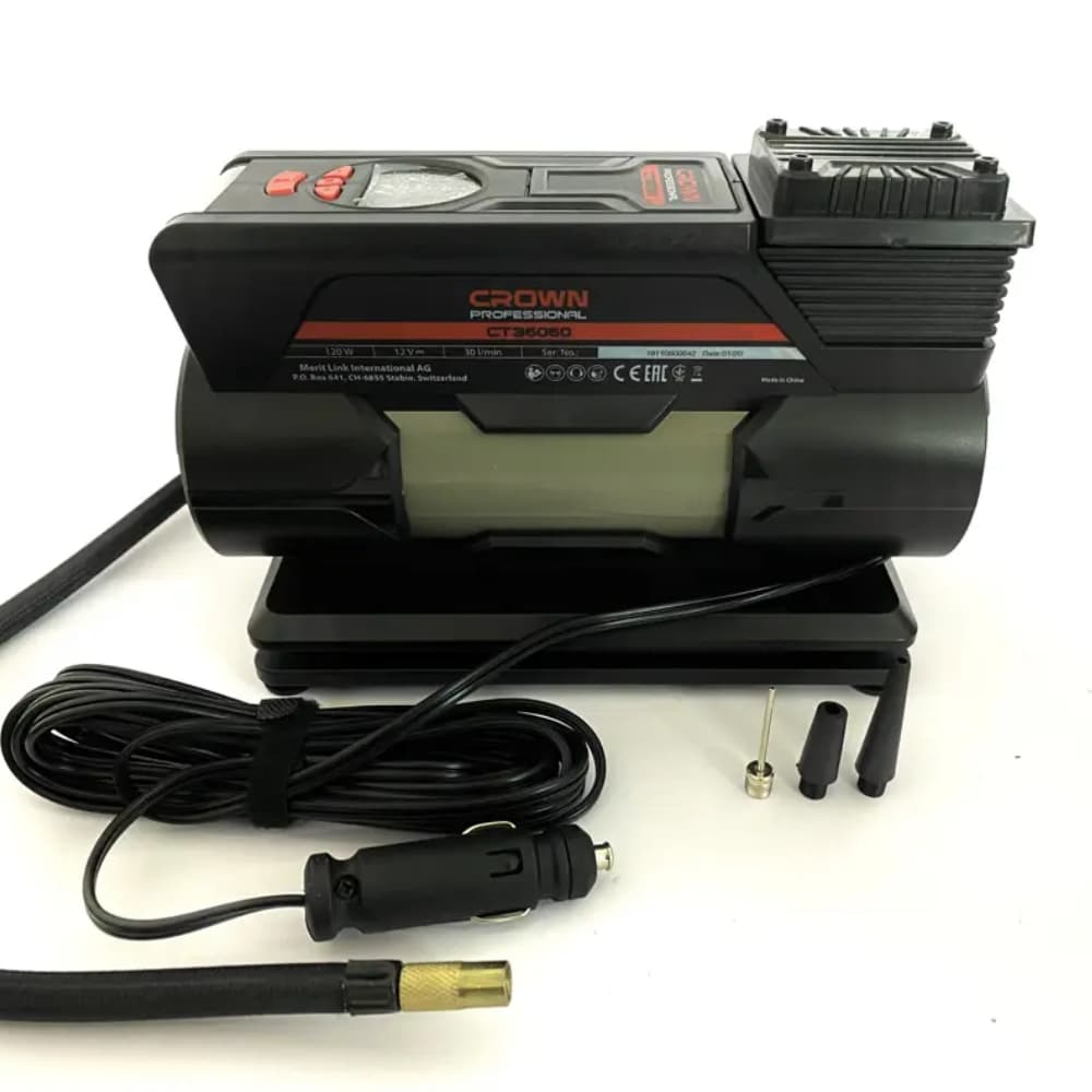 Compresora para auto 120W CROWN