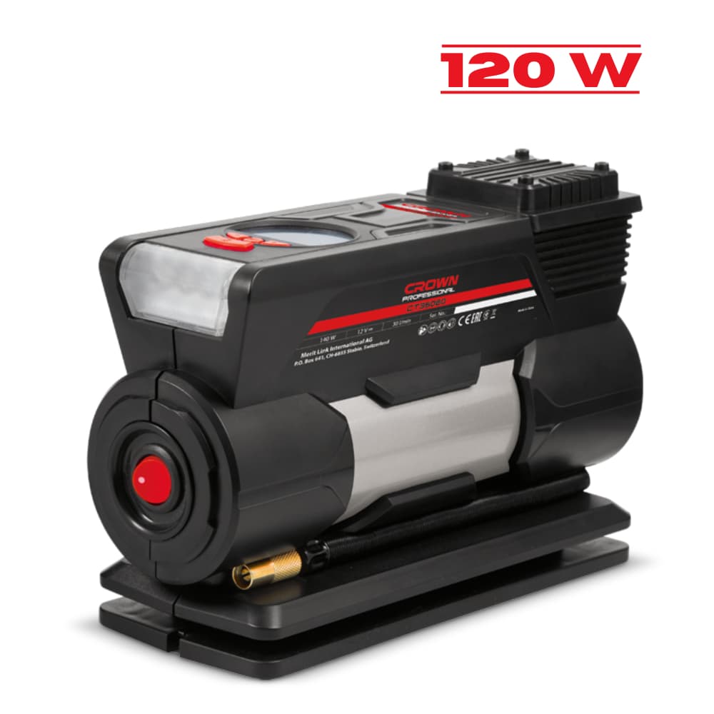 Compresora para auto 120W CROWN